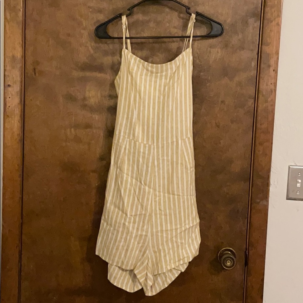 striped romper